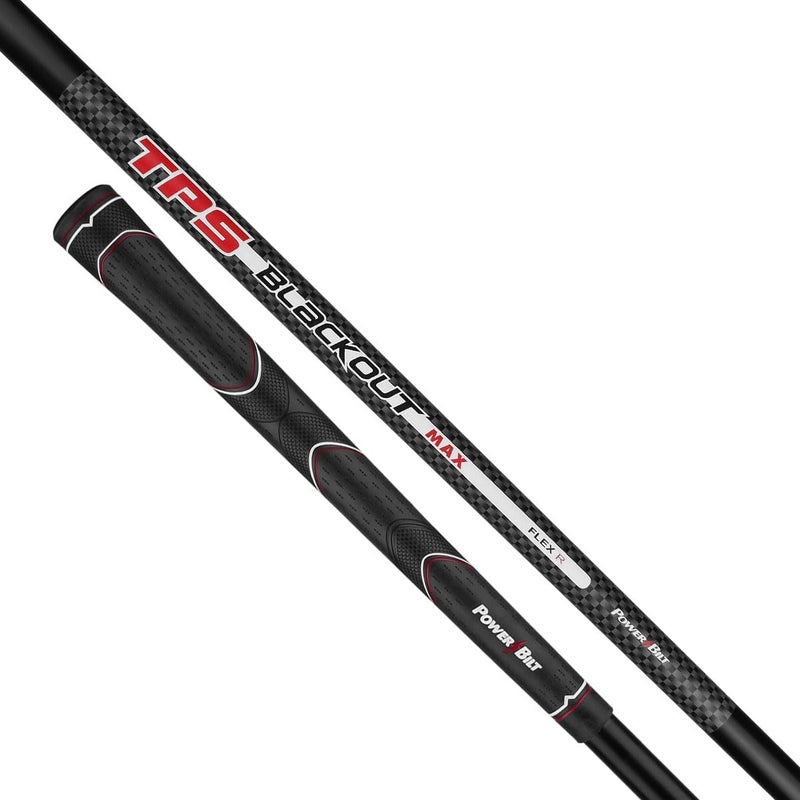 PowerBilt TPS Blackout Max Driver, Men's 10.5 Degree in Black/Red with Headcover - Image 5